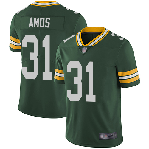 Green Bay Packers Limited Green Men 31 Amos Adrian Home Jersey Nike NFL Vapor Untouchable